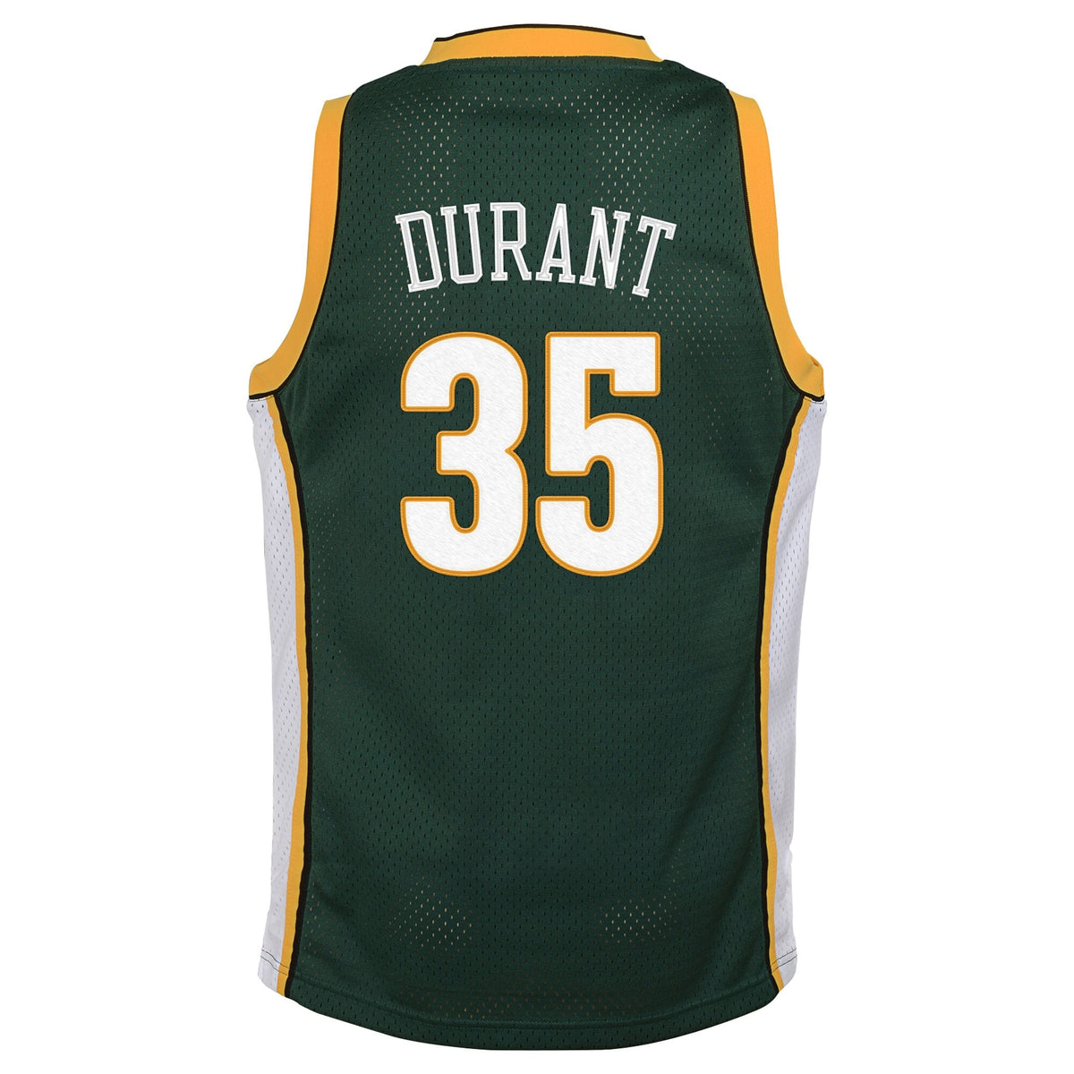 Seattle Supersonics Kevin Durant 2007-08 Hardwood Classics Road Swingman Jersey - White/Green - Youth