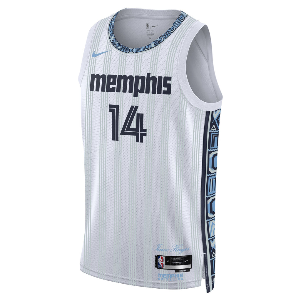 Memphis Grizzlies Nike 2025/26 City Edition Swingman Jersey - Gray - Zach Edey - Unisex