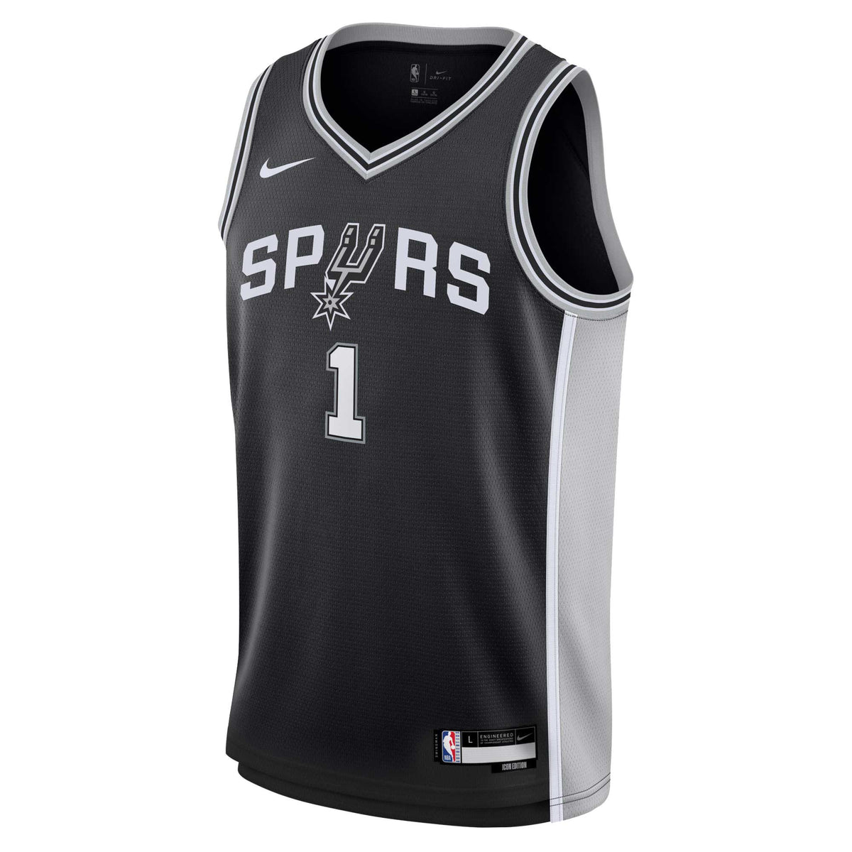 San Antonio Spurs Nike Icon Swingman Jersey - Victor Wembanyama - Youth