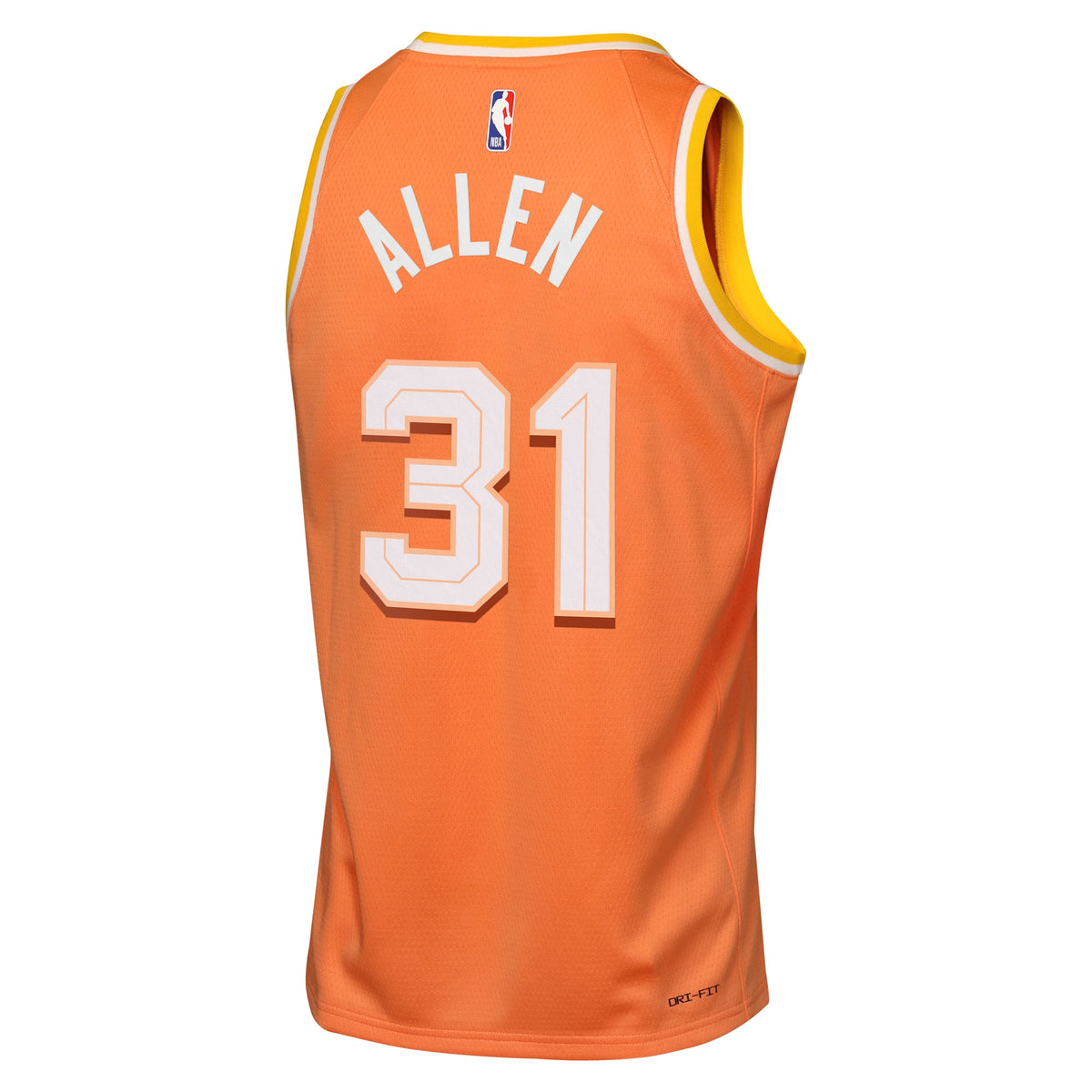 Cleveland Cavaliers Nike 2025/26 City Edition Swingman Jersey - Orange - Jarrett Allen - Youth