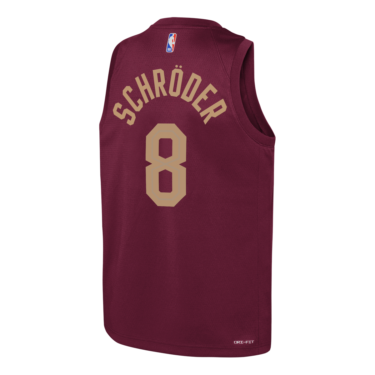 Cleveland Cavaliers Nike Icon Edition Swingman Jersey - Wine - Dennis Schröder - Youth